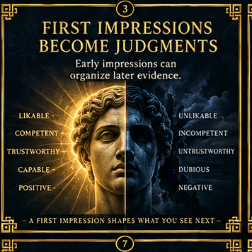 03 First Impressions Become Judgments