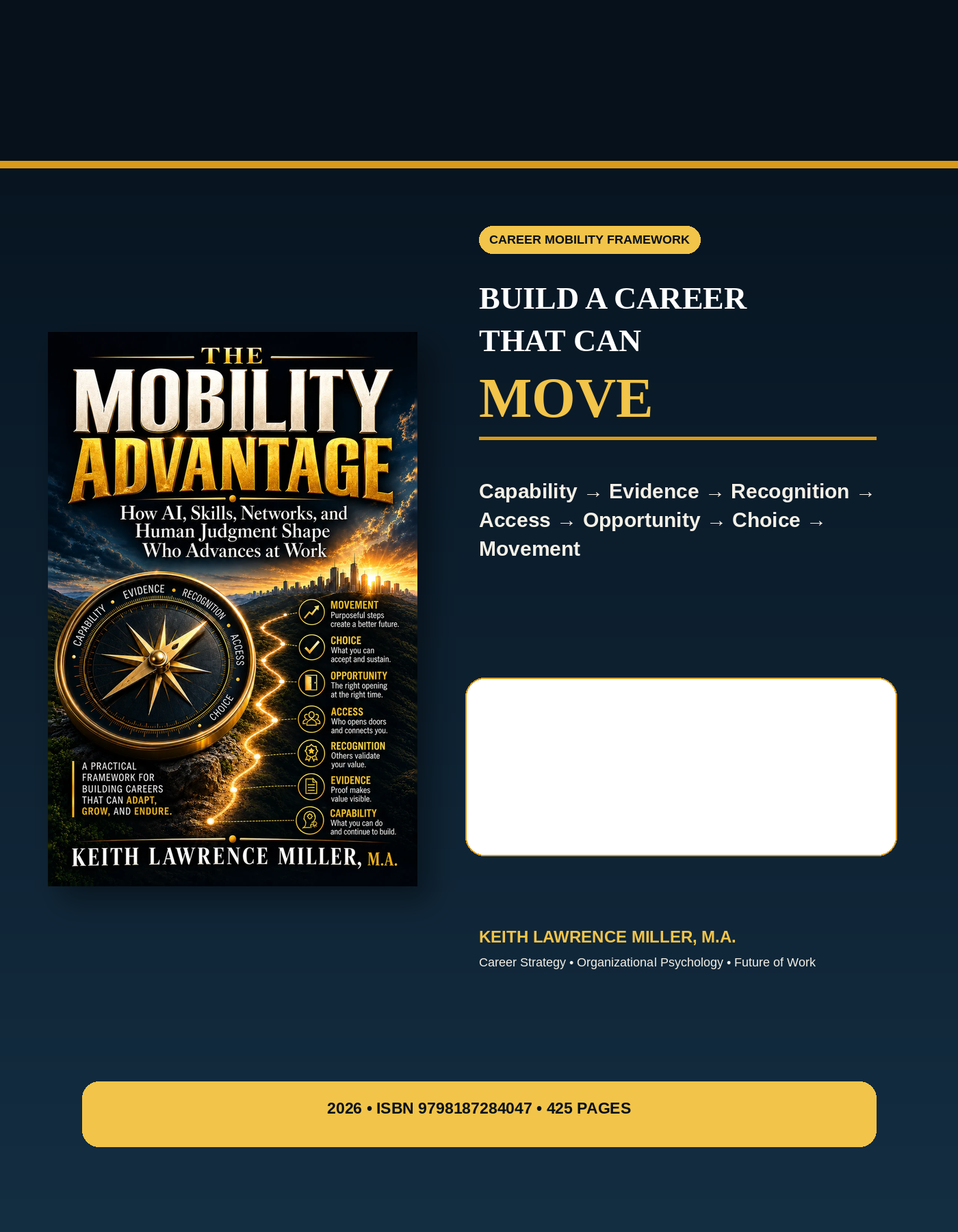 The Mobility Advantage vertical promotional graphic using the official existing cover