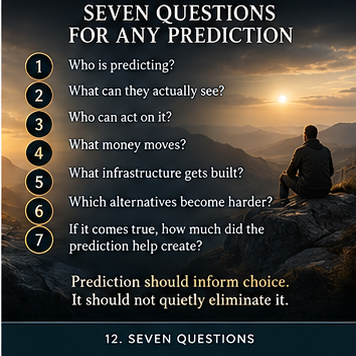 12 Seven Questions For Any Prediction
